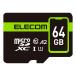  микро SD карта 64GB microSDXC ELECOM Elecom MF-SPGU11A2R серии Class10 UHS-1 A2 R:90MB японский язык упаковка MF-SP064GU11A2R *me