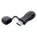USB память 32GB для детей USB3.2 Gen1 USB3.0 ELECOM Elecom вытащенный разница . легко в одном корпусе колпак силикон материалы черный MF-JRU3032GBK *me