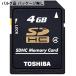 4GB SDHCJ[h SDJ[h TOSHIBA  CLASS4 ~jP[X oN SD-L004G4-BLK 