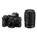  беззеркальный однообъективный камера Z50 двойной zoom комплект Nikon Nikon DX формат 2088 десять тысяч пикселей маленький размер легкий корпус + стандарт линзы + телеобъектив черный Z50WZ * дом 