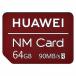 64GB NM Card nano memory card HUAWEI Huawei original R:90MB/s NanoSIM size abroad li tail ( middle writing / Taiwan made ) NMC64G *me