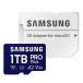  микро SD карта 1TB microSDXC Samsung Samsung PRO Plus Class10 UHS-I U3 V30 A2 R:180MB/s W:130MB/s SD адаптор есть за границей li tail MB-MD1T0SA/CN *ko
