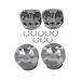 ̵DNJ P805 Piston Set for 2008-2013 / Audi, Volkswagen / A3, A3 Quattro, A4,