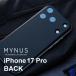 �y���K�̔��X�zMYNUS iPhone 17 Pro BACK �o�b�N�v���[�g �}�C�i�X �v�� �o�b�N MagSafe �w�ʃJ�o�[ iPhone�J�o�[ iPhone�P�[�X