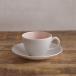  small cup saucer pool Poole England Vintage tableware twin tone pink gray Espresso ceramics #220708-1~3