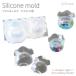 Miniature bowl круглый аквариум одна сторона type (2 размер )UV resin специальный силикон mold миниатюра круглый аквариум type sili конусообразный LED resin UV resin искусство гарантия Lee поток re