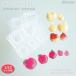 Miniature fruit gummy Apple gmi двусторонний type ( маленький * высшее маленький ) силикон mold миниатюра sili конусообразный фрукты type resin type глина type полимерная масса для моделирования поток refloree