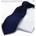  галстук HUGO VALENTINOhyu-go Valentino TYPE-92 темно-синий полоса отметка использование 