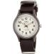 Q&amp;Q Citizen часы lCITIZEN WATCH Q&amp;Q солнечный источник питания наручные часы Brown E05A-005VK