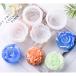 FineInno цельный цельный. цветок роза силикон mold эпоксидная смола UV resin type DIY mold 4 комплект цветок камень . ручная работа мыло свеча 