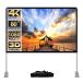 HOIN проектор экран 80 дюймовый 4K 16:9 HD проектор экран 3D портативный автономный модель aluminium коврик 