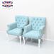* прекрасный товар *VINCENT vi n цент arm стул 9017 sherbet blue 2 ножек комплект велюр style 8 десять тысяч 