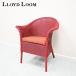 * экспонирование прекрасный товар *Lloyd Loom Lloyd салон arm стул ARM CHAIR No.60 красный 6 десять тысяч 