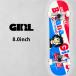  девушка скейтборд Complete GIRL BUBBLEGUM 8.0inch TWIN TIP G104 BREANA GEERING желтохвост дыра *gi- кольцо скейтборд COMPLETE конечный продукт сборка завершено 