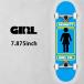  девушка скейтборд Complete GIRL 93TIL 7.875inch G105 NIELS BENNETT Neal s*be сеть скейтборд COMPLETE конечный продукт сборка завершено 