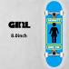 девушка скейтборд Complete GIRL 93TIL 8.0inch TWIN TIP G106 NIELS BENNETT Neal s*be сеть скейтборд COMPLETE конечный продукт сборка завершено 