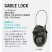 eb's �G�r�X CABLE LOCK �P�[�u�����b�N �_�C�A�����b�N ���C���[���b�N 3�� �Ïؔԍ� ����h�~ �X�m�[�{�[�h4500800 CABLE LOCK �֘A�摜2