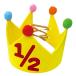 noru корпорация memorial день рождения фетр Crown желтый 1 шт (x 1) BDZ-2-01