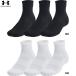  Under Armor тренировка хлопок заднее крыло носки 3 пар комплект носки короткие носки UNDER ARMOUR 1386372