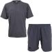  New balance Black Out Jaguar do сетка вязаный Short рукав футболка &amp; шорты для взрослых короткий рукав p Ractis верх и низ в комплекте NewBalance AMT55204/AMS55200