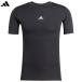  Adidas TECHFIT основа re year для взрослых короткий рукав внутренний рубашка adidas KSC60-JP4674