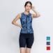 [NIKE SWIM официальный ] Nike SS26 North li Zip имеется принт separe-tsu( щетка ) 2993157 плавание женский купальный костюм женщина плавание body type покрытие foot Mark 