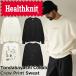 �w���X�j�b�g �N���V�b�N�X�E�F�b�g �N���[�l�b�N���� Healthknit Tondabayashi Collab Crew Print Sweat �Ƃ񂾗� �� HR26F-M351 �X�E�F�b�g �����Y