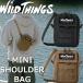  Wild Things сумка на плечо WILD THINGS MINI SHOULDER BAG WT-380-3008 сумка-пояс сумка "body" one плечо Mini плечо мужской 