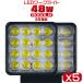 Uɂ LED[NCg led PMMAY̗p 48WT[`CgLEDƓ 30000lm 30UP pLp gUW 8-60V  2Nۏ 5
