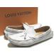  еще прекрасный товар Vuitton мужской Loafer есть zona* линия * M 8 1/2 обувь для вождения V белый монограмма LOUIS VUITTON 5D