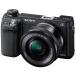 SONY беззеркальный однообъективный камера α NEX-6 zoom линзы комплект черный NEX-6L/B