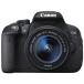 Canon digital single‐lens reflex camera EOS Kiss X7i lens kit EF-S18-55mm F3.5-5.6 IS STM attached black KI