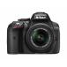Nikon цифровой однообъективный зеркальный камера D5300 18-55mm VR II линзы комплект черный 2400 десять тысяч пикселей 3.2 жидкокристаллический D5300LK18-