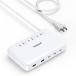 USB быстрое зарядное устройство 65W тонкий разветвитель usb c имеется розетка зарядка стойка стол ответвление 3 шт AC.3 шт Type-C порт 2 шт ty