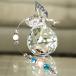 (n2-41-40mS) бабочка. перо crystal Drop "ловец солнца"! прозрачный лампочка 40mm перо серебряный фэн-шуй счастливый случай 