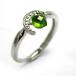 ペリドット 天然石 指輪 リング【ランダム発送】〔 天然石 パワーストーン アクセサリー 〕