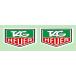 TAG HEUER  �^�O�E�z�C���[ �w�����b�g�p �X�e�b�J�[ �V�[�� �����^�C�v 2���Z�b�g ���[�^�[�X�|�[�c �X�|���T�[