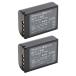 2�Z�b�g OLYMPUS �I�����p�X BLX-1 �Ή� 2400mAh ��e�� �݊��o�b�e���[ �o�b�e���[ OM SYSTEM OM-1 �J�����p���`�E���C�I���[�d�r