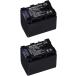 2�Z�b�g �c�ʕ\���� Victor ���{�r�N�^�[ BN-VG119 BN-VG121 �݊��o�b�e���[ �� �Ή�