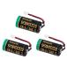 3 шт. комплект SH384552520 CR-2/3AZ CR-2/3AZC23P соответствует сменный lithium батарейка 1600mAh большая вместимость SHK7620 и т.п. жилье для огонь сигнал тревоги контейнер аккумулятор 