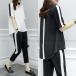 ジャージ 上下セット 七分丈パンツ 半袖Tシャツ セットアップ レディース  スウェット 着痩せ ルームウェア 大きいサイズ  夏新作 ファッション