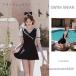  купальный костюм One-piece женский body type покрытие короткий рукав One-piece гонки переключатель чёрный женщина талия морская вода . бассейн плавание лето плавание одежда Trend 