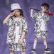  Kids танцевальный костюм hip-hop Kids танцевальный костюм HIPHOP JAZZ девушки рубашка цветочный принт женский мужской ребенок цветочный принт рубашка Dance рубашка тренировка надеты 19xh17