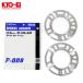 KYO-EI �ėp �z�C�[���X�y�[�T�[ 2���� 8mm 4H&amp;5H PCD98-114.3 4��&amp;5�� P-008-2P �I�t�Z�b�g���� ���Y �A���~��