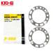 KYO-EI 4WD�p �z�C�[���X�y�[�T�[ 2���� 5mm 5H&amp;6H PCD139.7 5��&amp;6�� P-056-2P �I�t�Z�b�g���� ���Y �A���~��