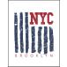 [ star article flag * New York * Brooke Lynn ] postcard 
