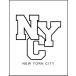 [NYC* New York * Logo ] открытка 