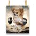  postcard chihuahua dog .tore muscle weight liftingby Fox Republic