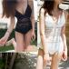  купальный костюм женский One-piece type девушки плавание одежда плавание морская вода . горячие источники пляж mizgi sexy симпатичный чёрный белый 