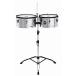 MEINL Percussion my flannel timbales Marathon Series Timbales 14/15 Chrome MT141